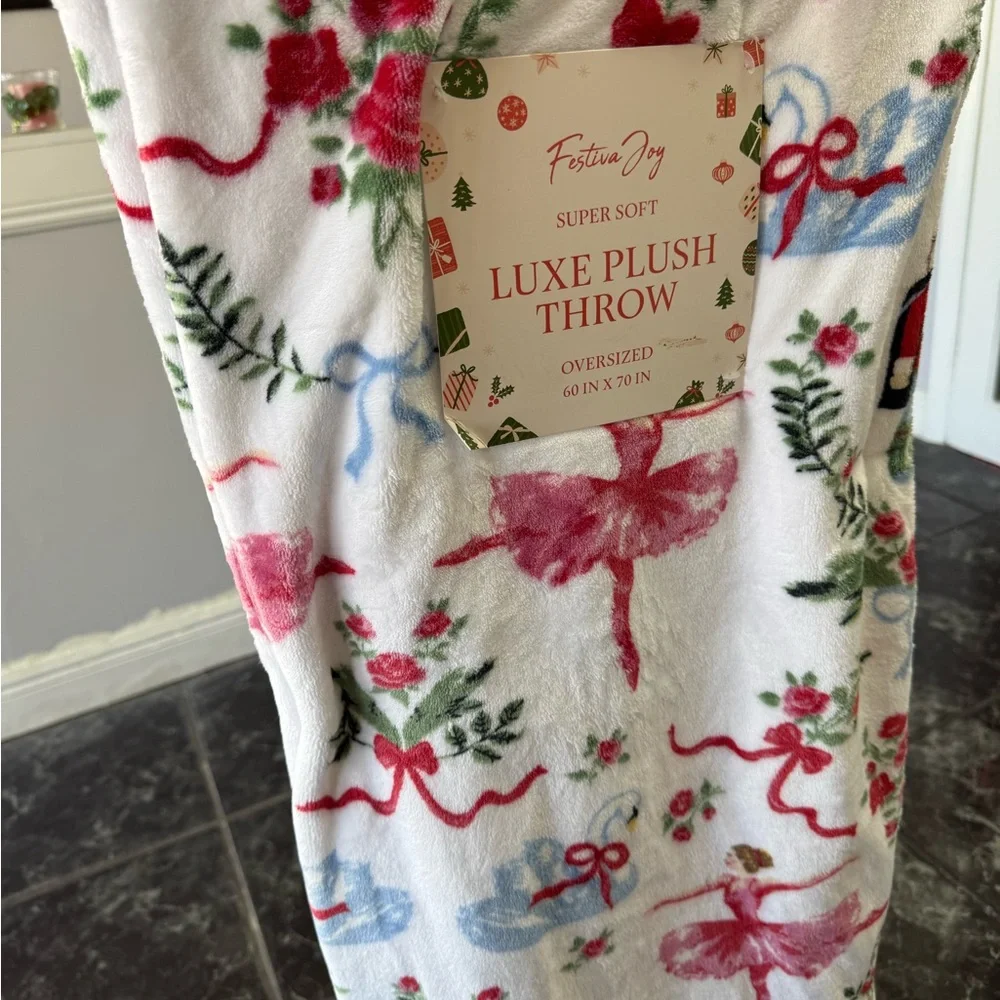 Swan ballerina throw